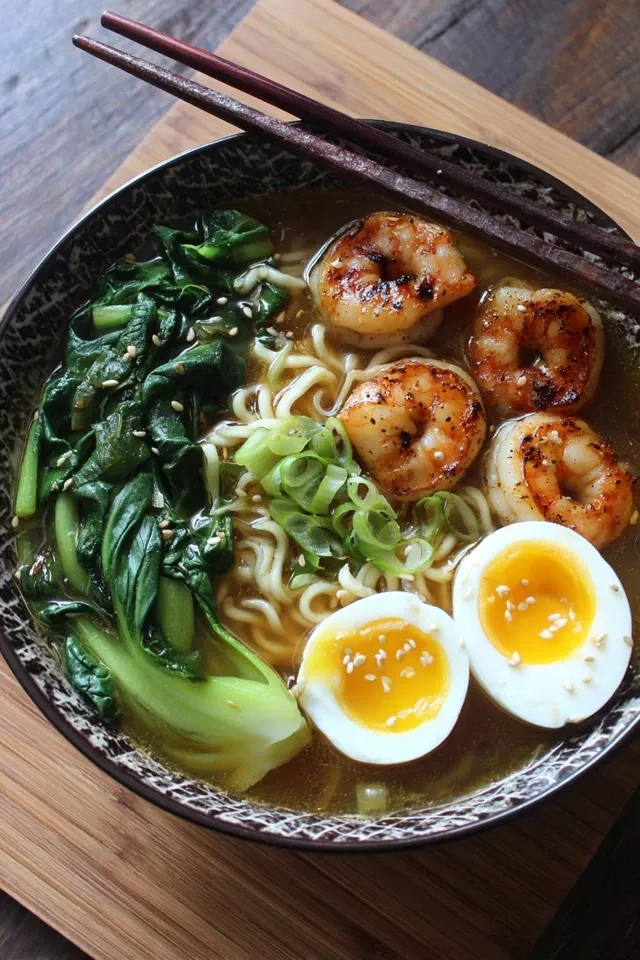 Shoyu Shrimp Ramen