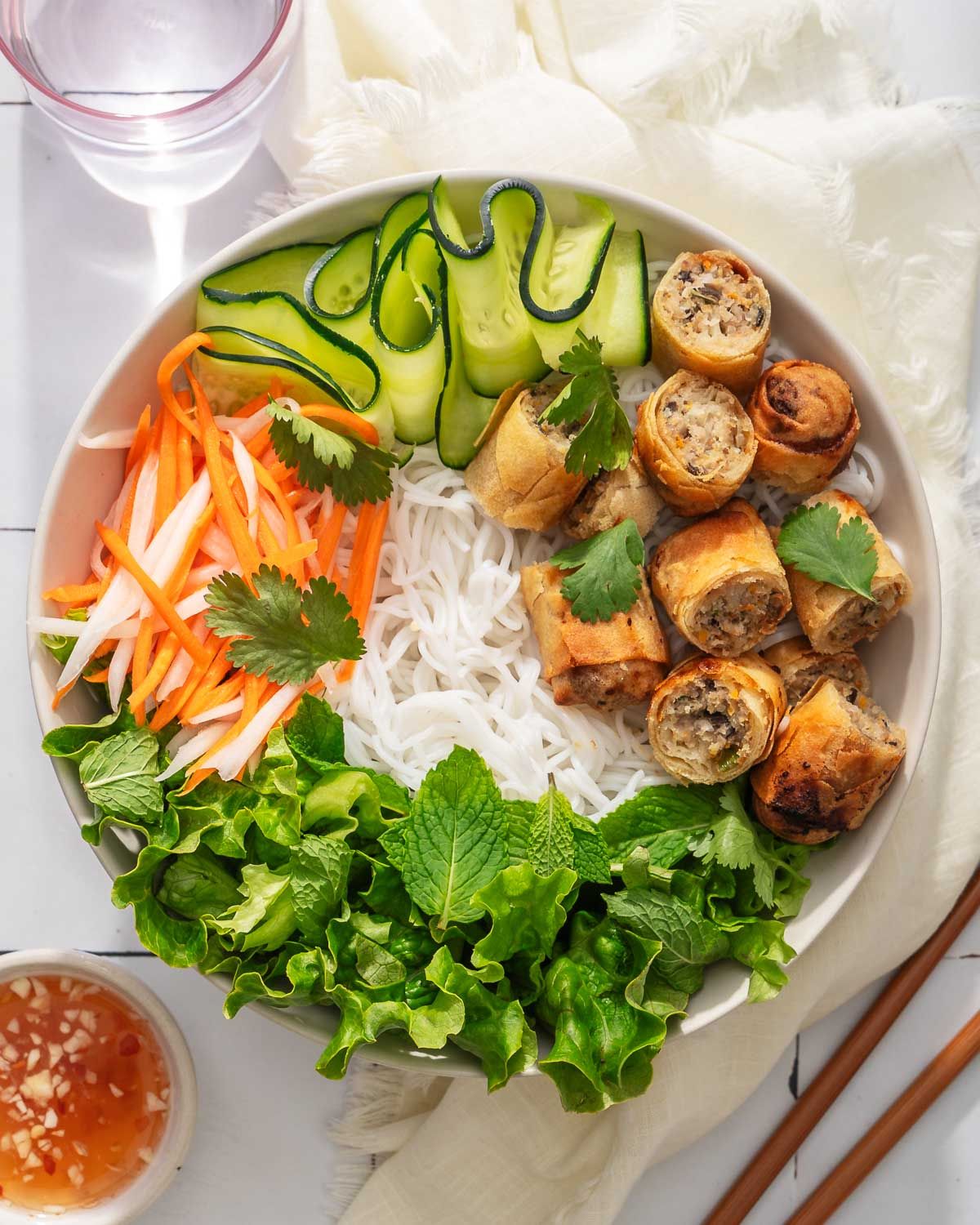 Egg Roll Vermicelli (Bún Chả Giò)