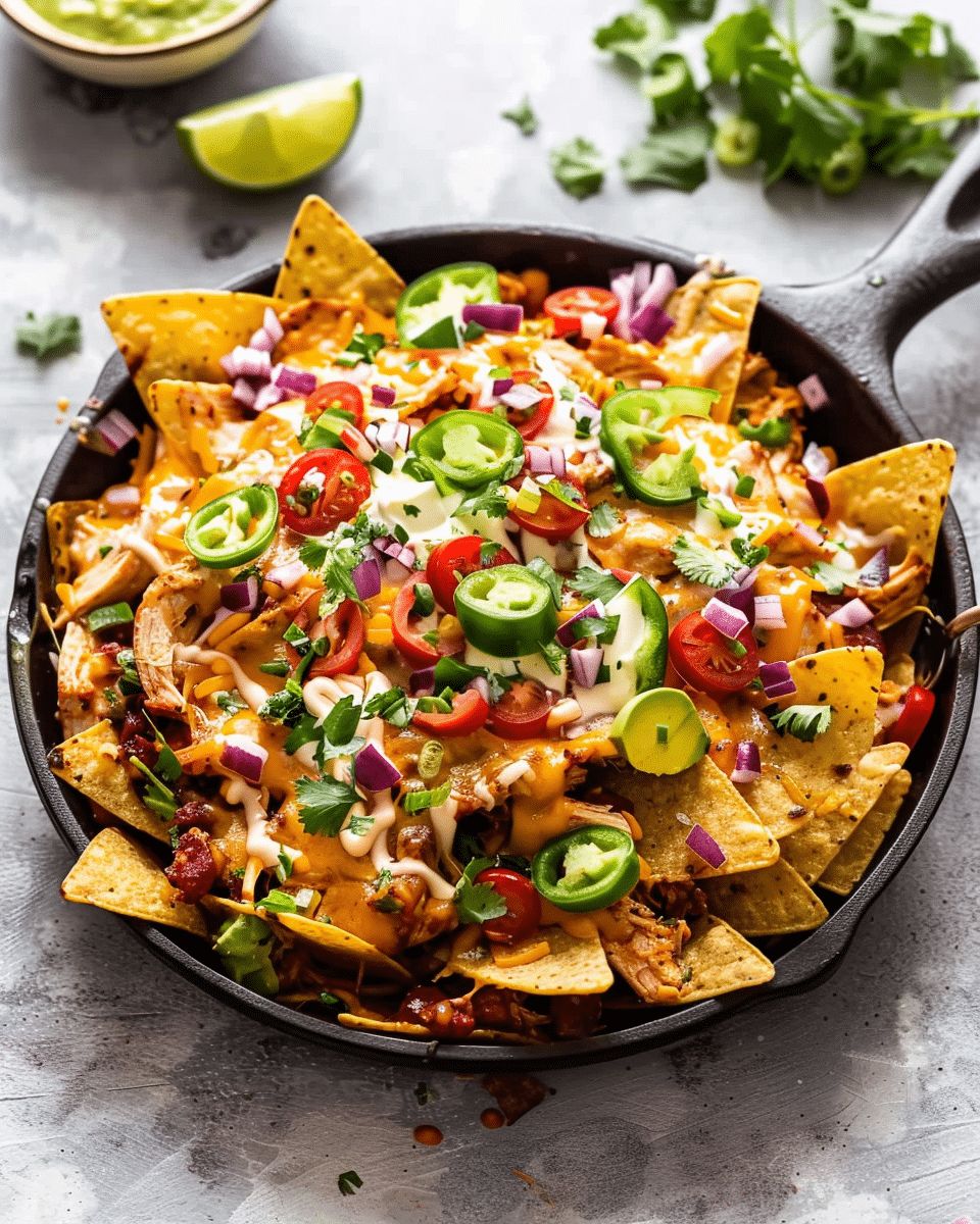 Loaded Nachos (Chicken)