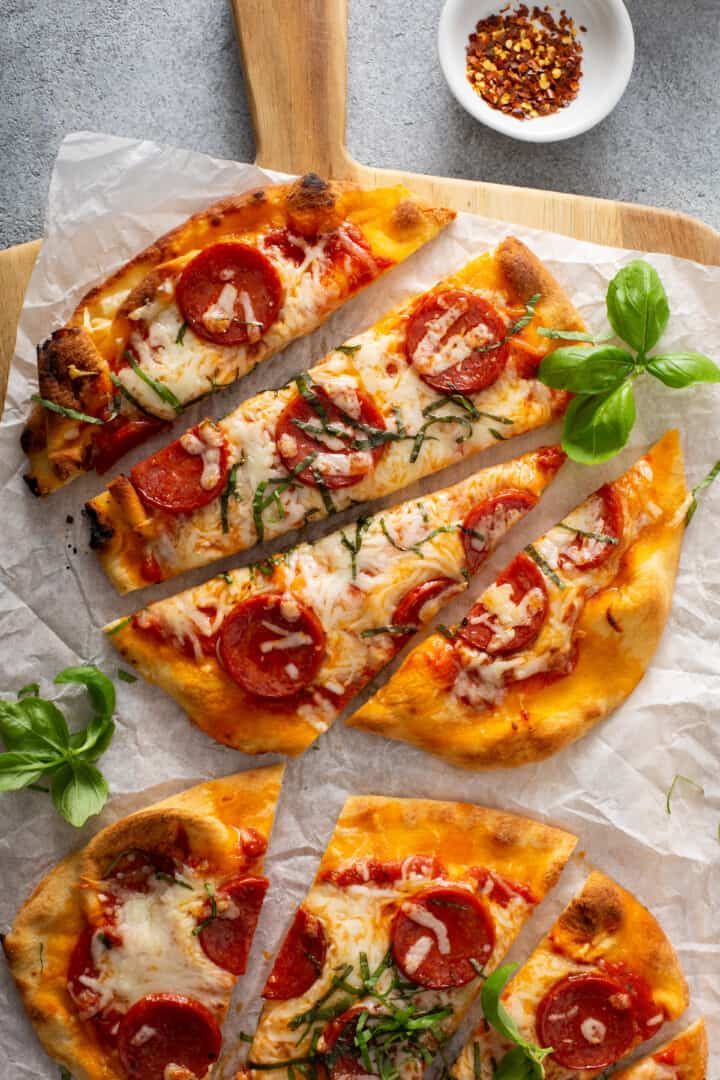 Pepperoni Flatbread Pizza