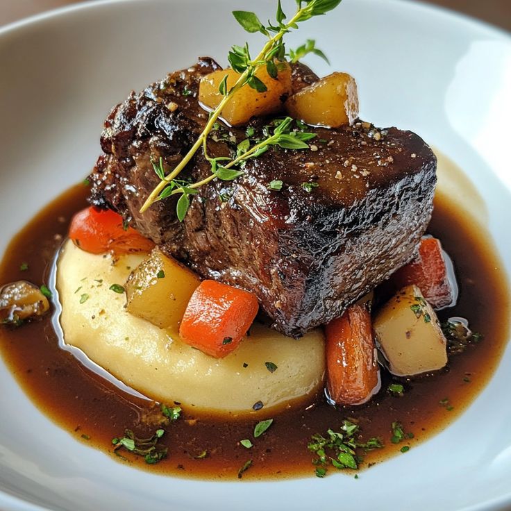Braised Short Rib Plate