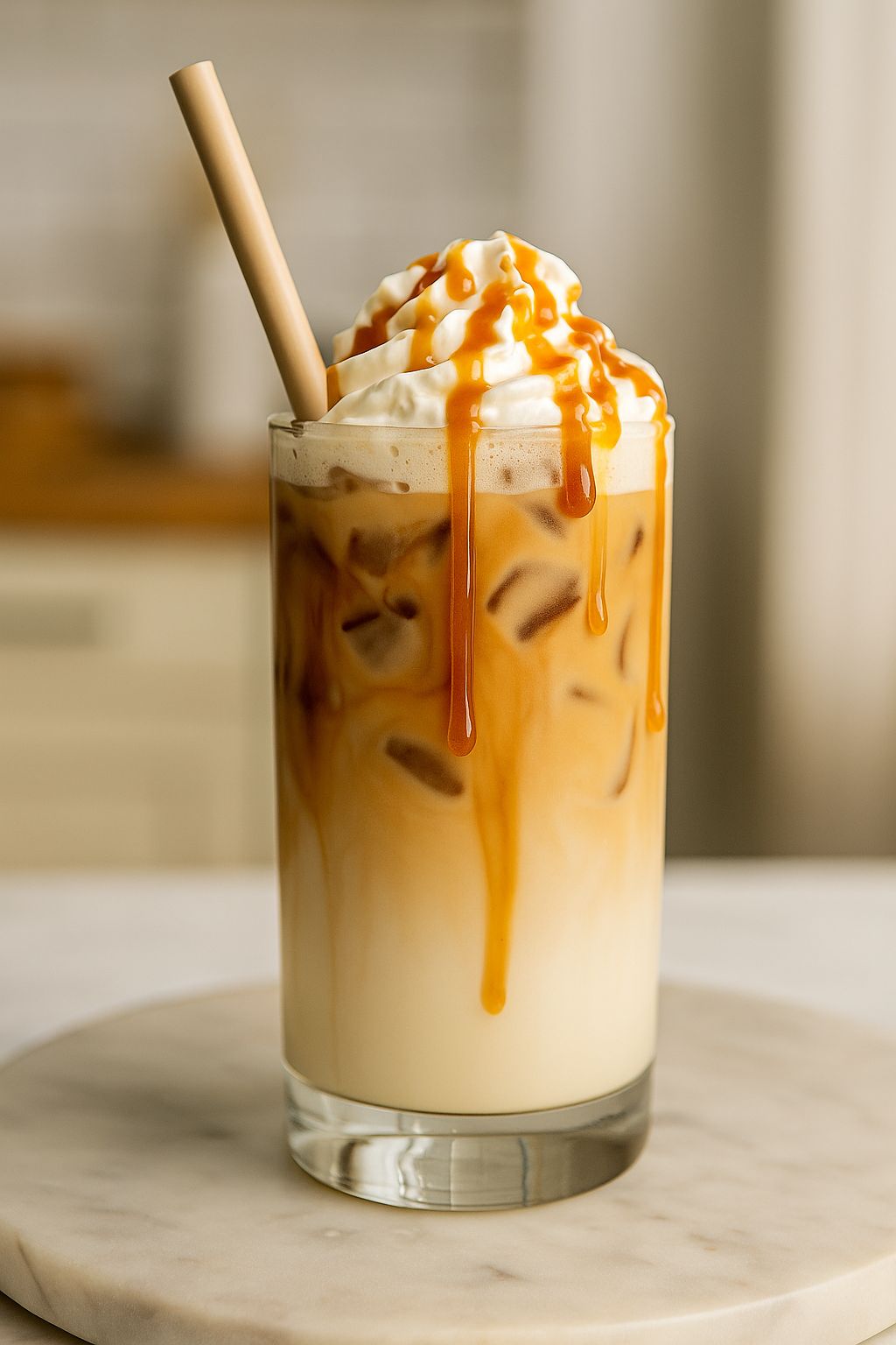 Iced Caramel Latte (Medium)