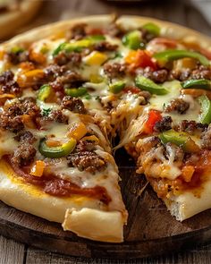 Round Large Sausage Pizza