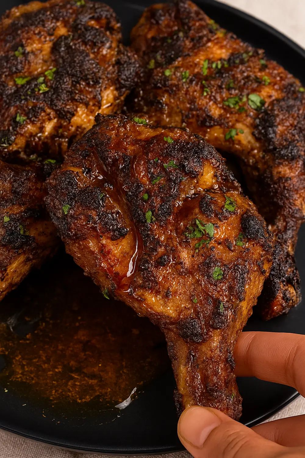 Medium BBQ Chicken (Hand Tossed)
