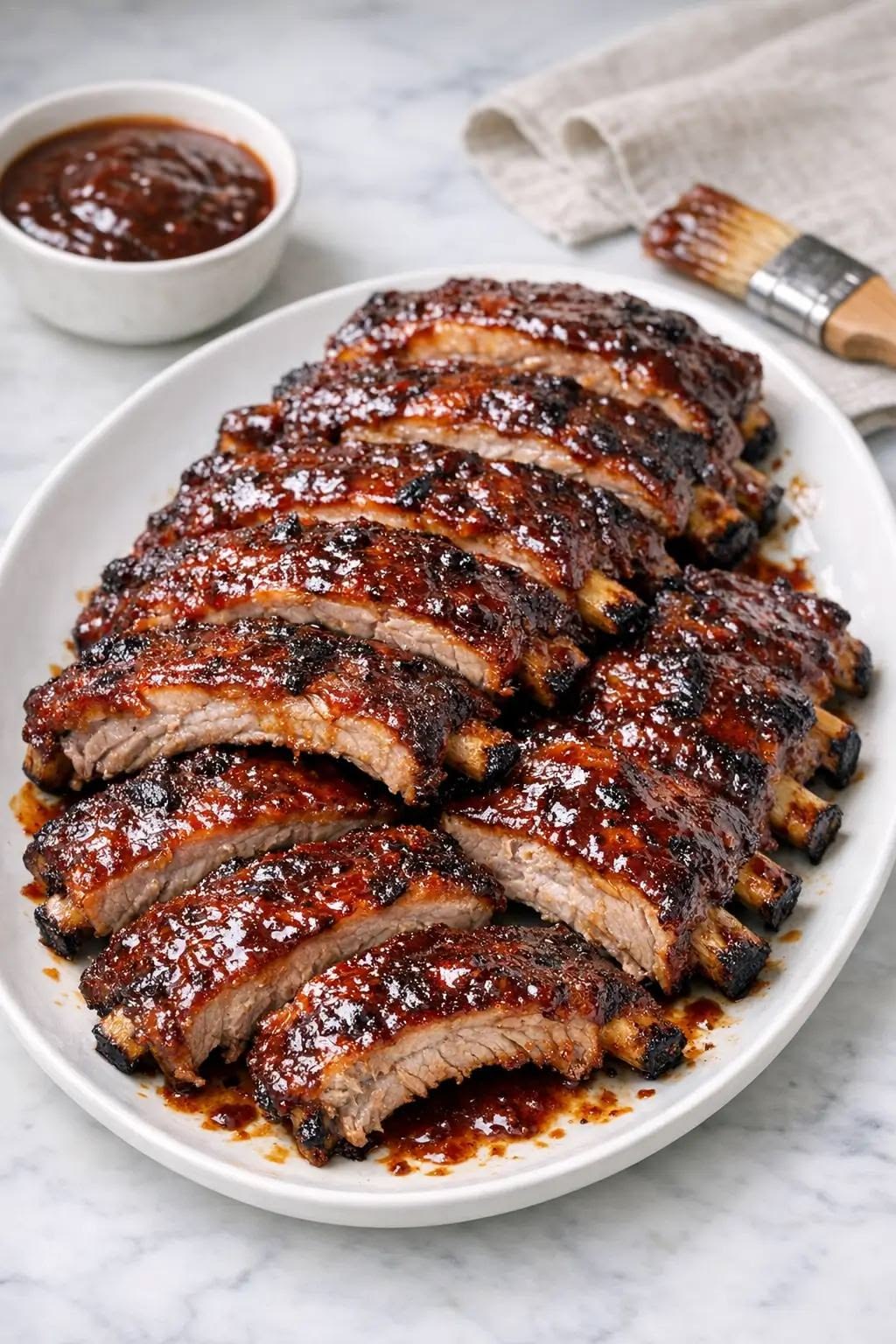 Fridays Whiskey-Glazed Ribs — Full Rack