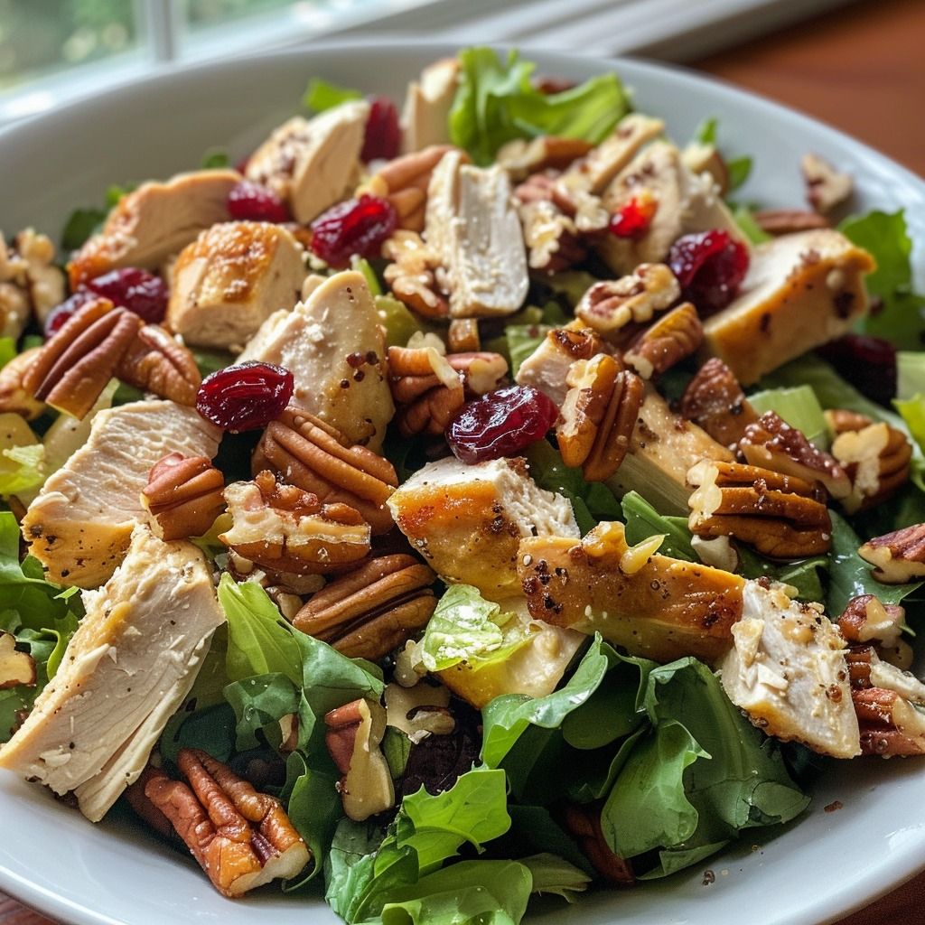 Pecan-Crusted Chicken Salad