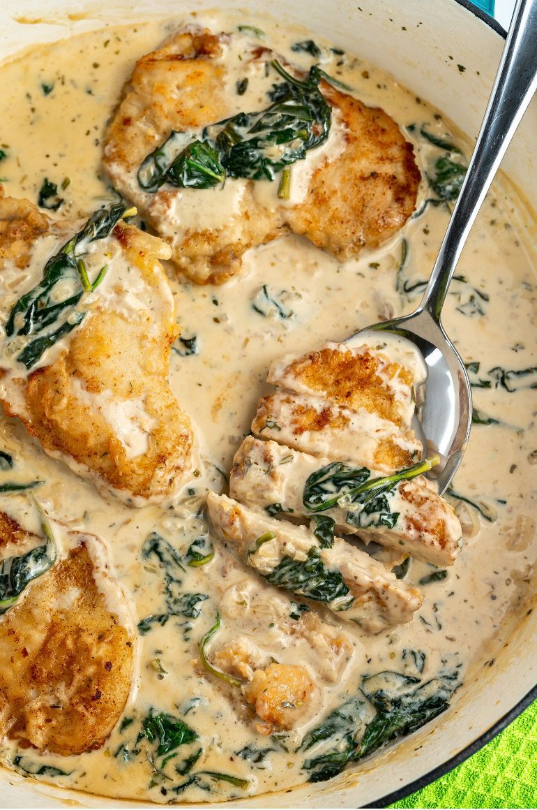 Large Chicken Florentine