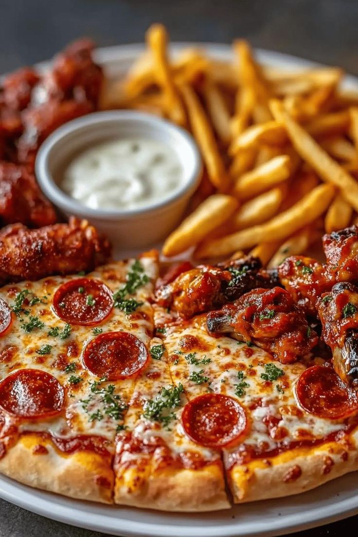 Family Meal Deal — Pizza Wings Bread