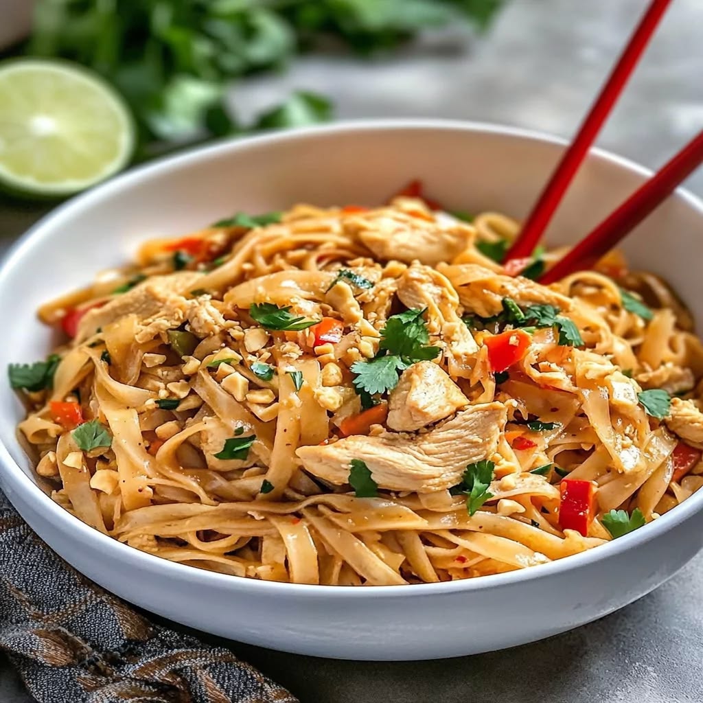 Pad Thai with Chicken (Regular)