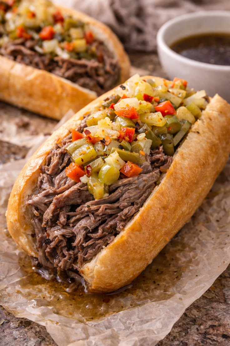 Italian Beef (Dipped — Wet)