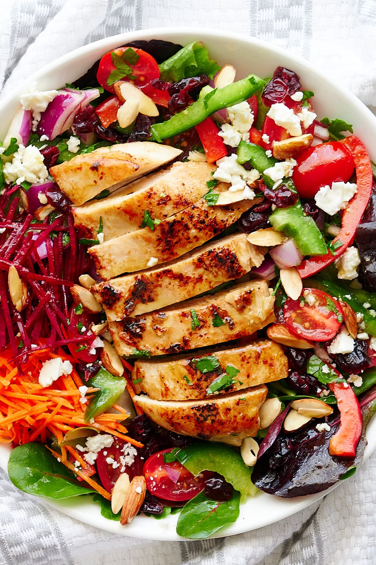 Garden Salad with Grilled Chicken