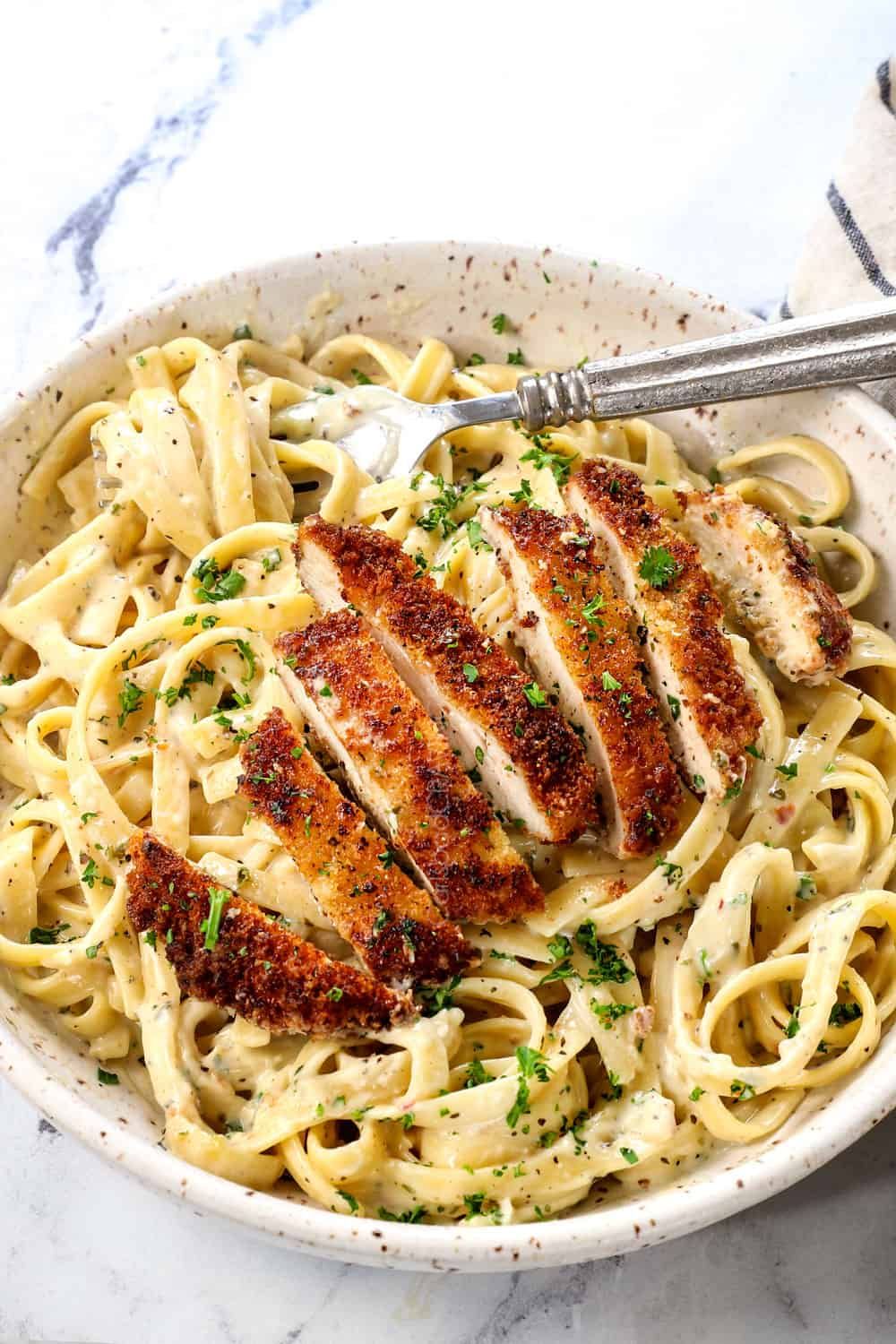 Fettuccine Alfredo with Chicken