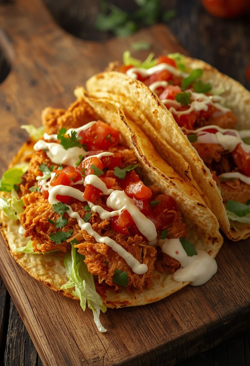 Crispy Chicken Tacos (3)
