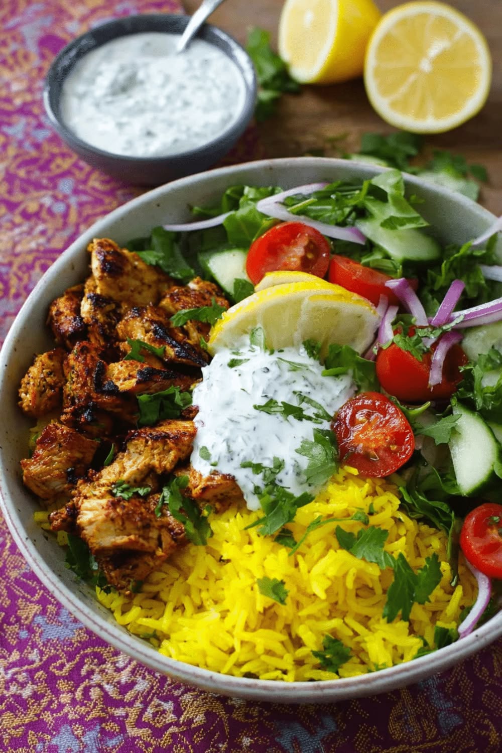 Double Chicken Roti Bowl