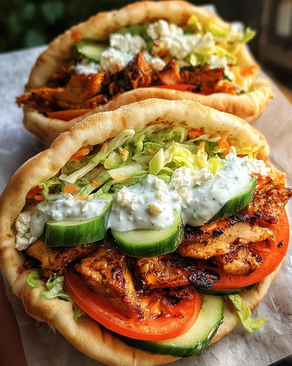 Double Chicken Roti Pita