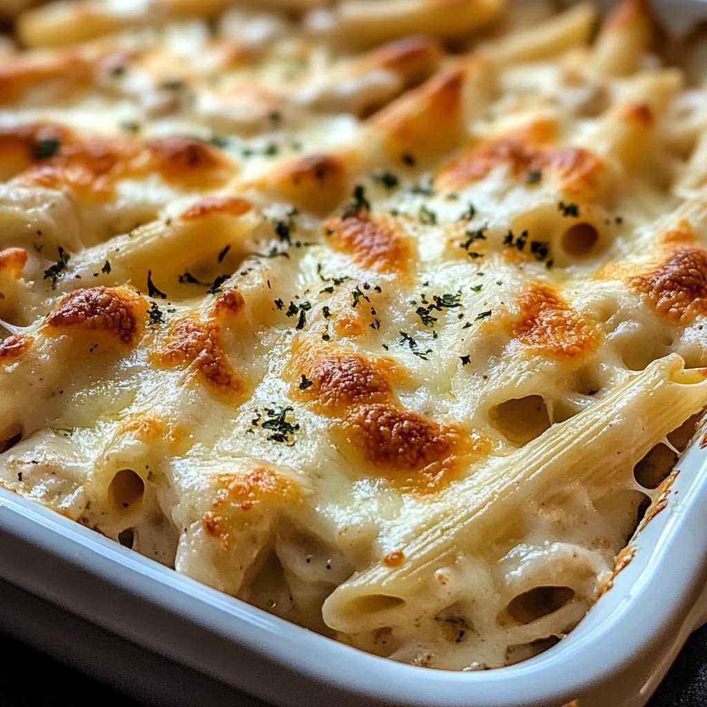 Baked Fettuccine Alfredo