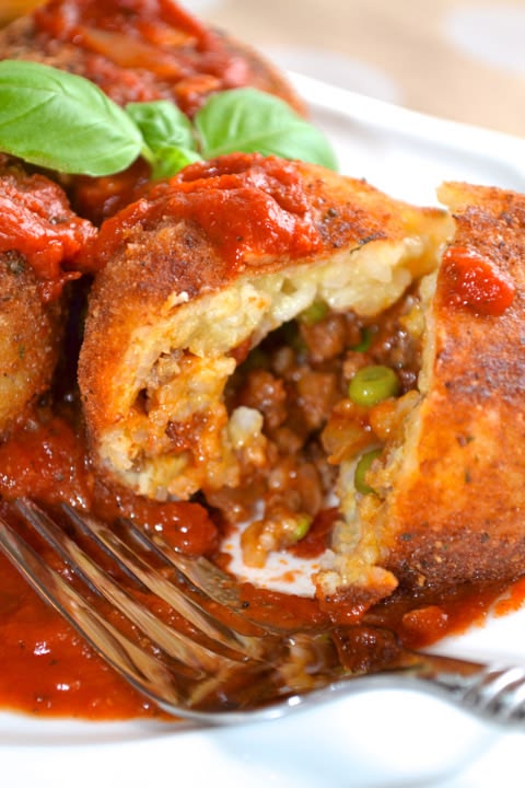 Italian Beef & Giardiniera Arancini