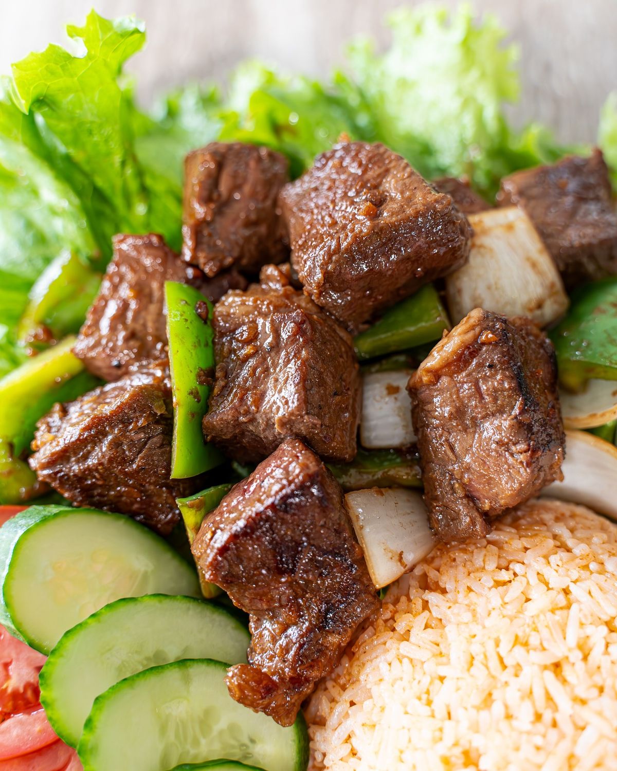 Shaken Beef Rice (Bò Lúc Lắc)