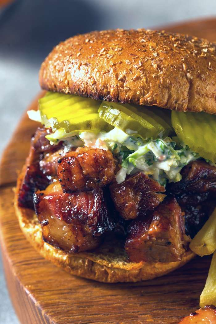 Burnt Ends Sandwich