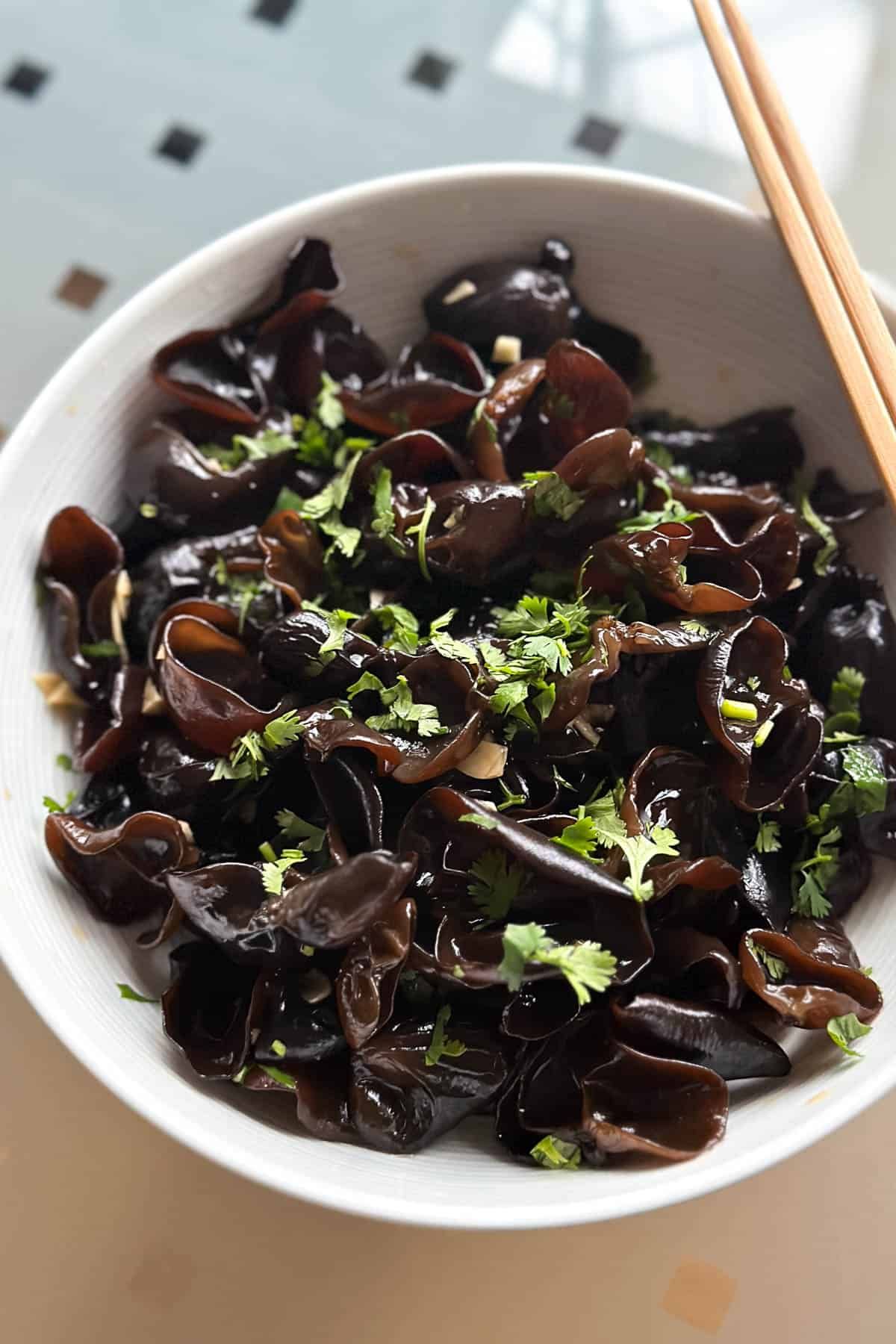 Wood Ear Mushroom Salad