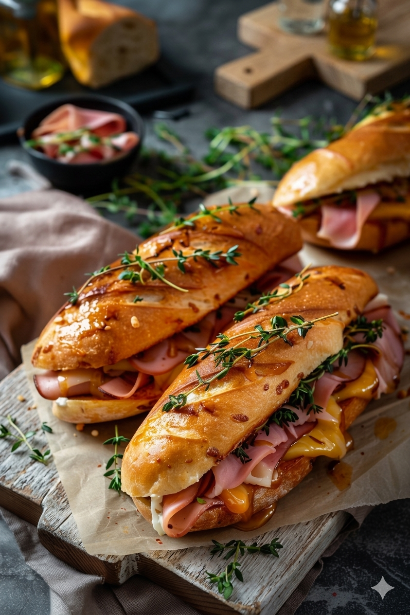 Ham & Cheese Baguette