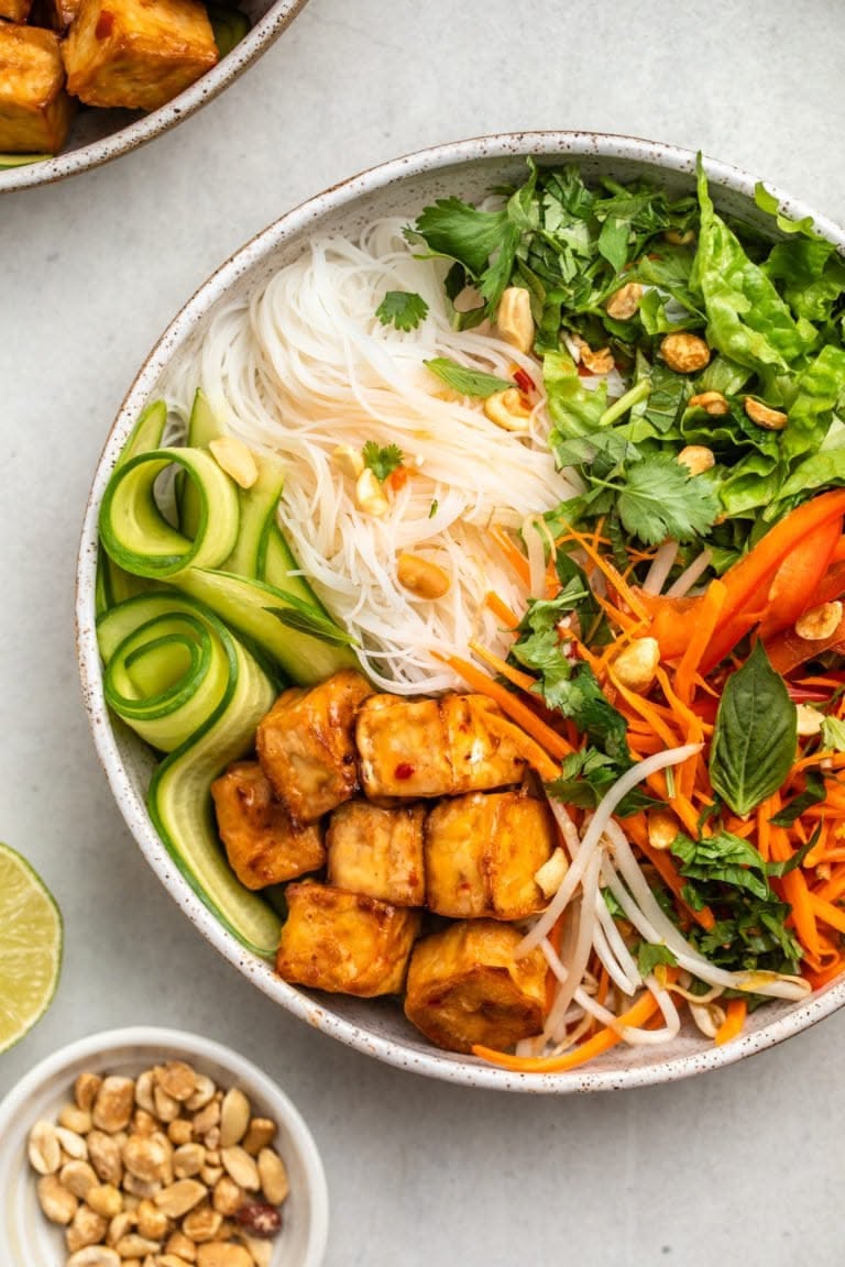 Lemongrass Tofu Vermicelli Bowl